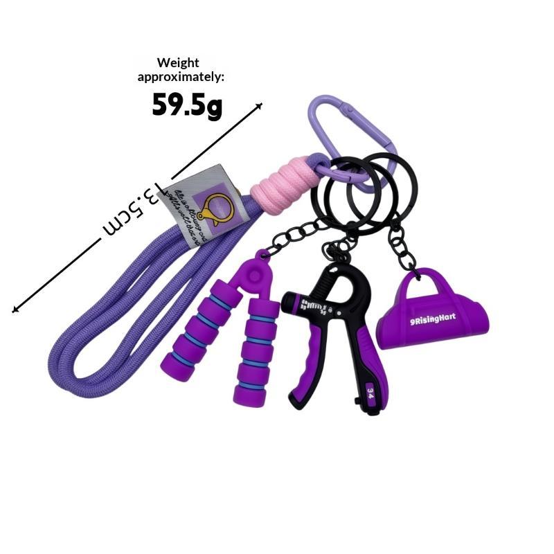 Health Wellness Gifts - /Vly/Fitness Series Trendy Backpack Decoration Pendant