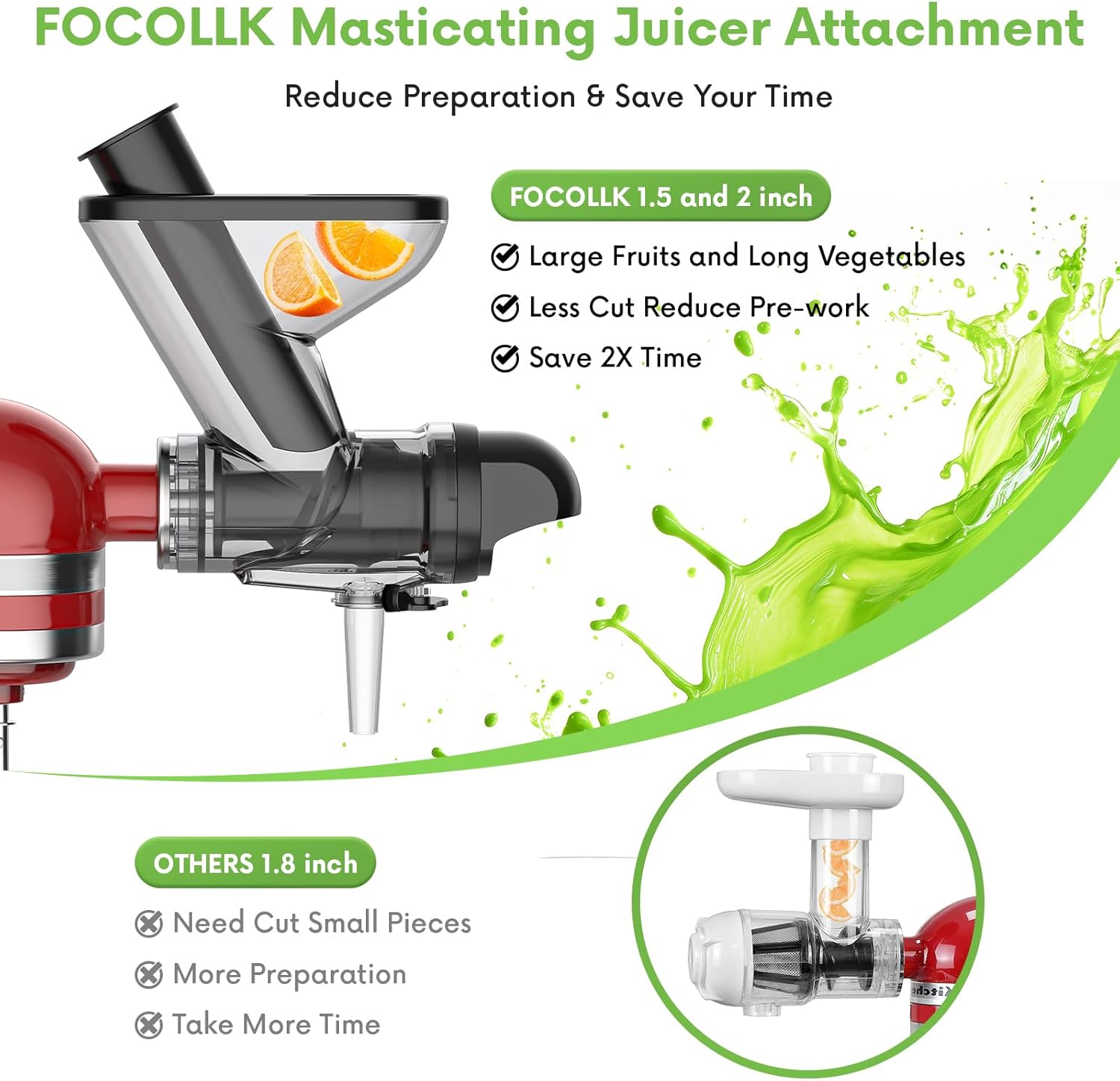 Masticating Juicer Attachment  - đánh giá và giá Cold Press Juicer