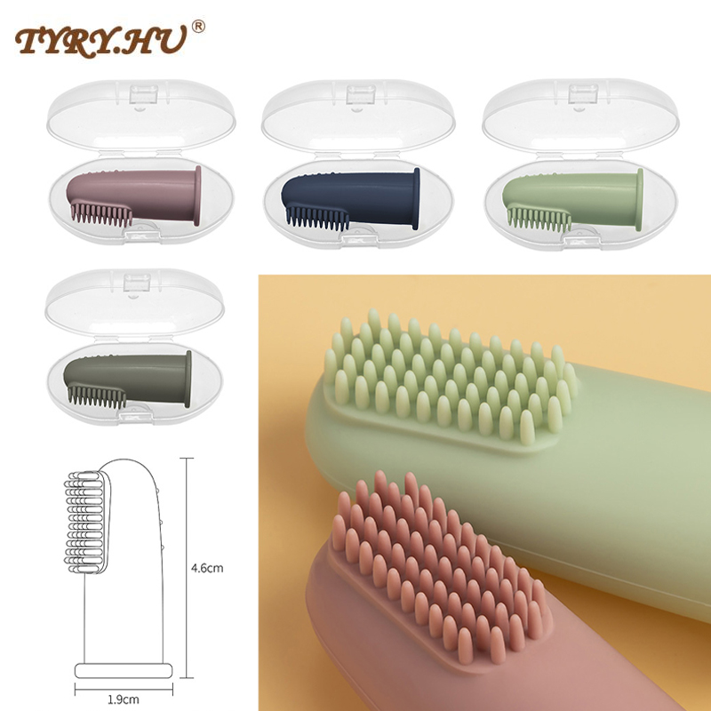 Bé Mềm Mại Ngón Tay Bàn Chải Đ - đánh giá và giá Health Wellness Gifts