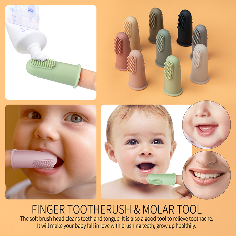 Bé Mềm Mại Ngón Tay Bàn Chải Đ - đánh giá và giá Health Wellness Gifts