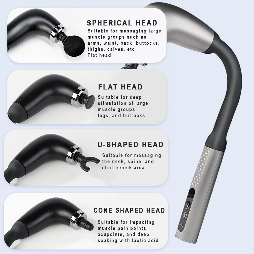 Portable Fascial Massage Gun E - đánh giá và giá Massage Gun Deep Tissue