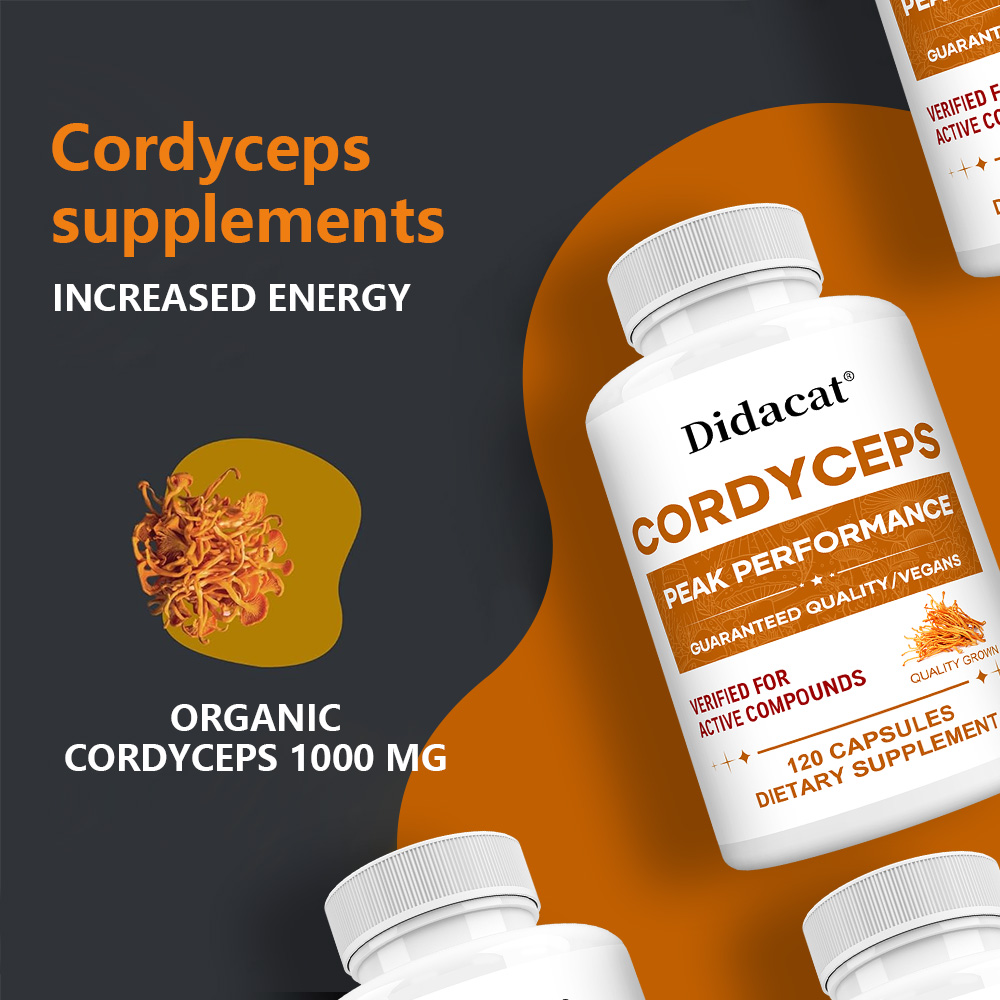 Cordyceps Mushroom Capsules 10 - đánh giá và giá Health With Wellness