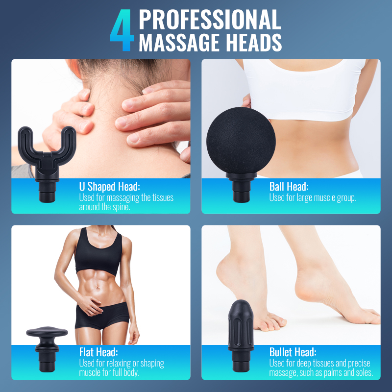 Long Handle Muscle Gun Full Bo - đánh giá và giá Massage Gun Deep Tissue