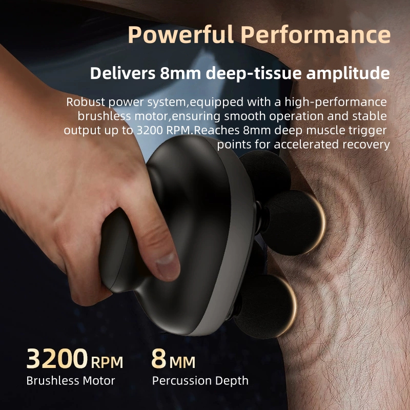4-Heads Handheld Fascia Gun Pr - đánh giá và giá Massage Gun Deep Tissue